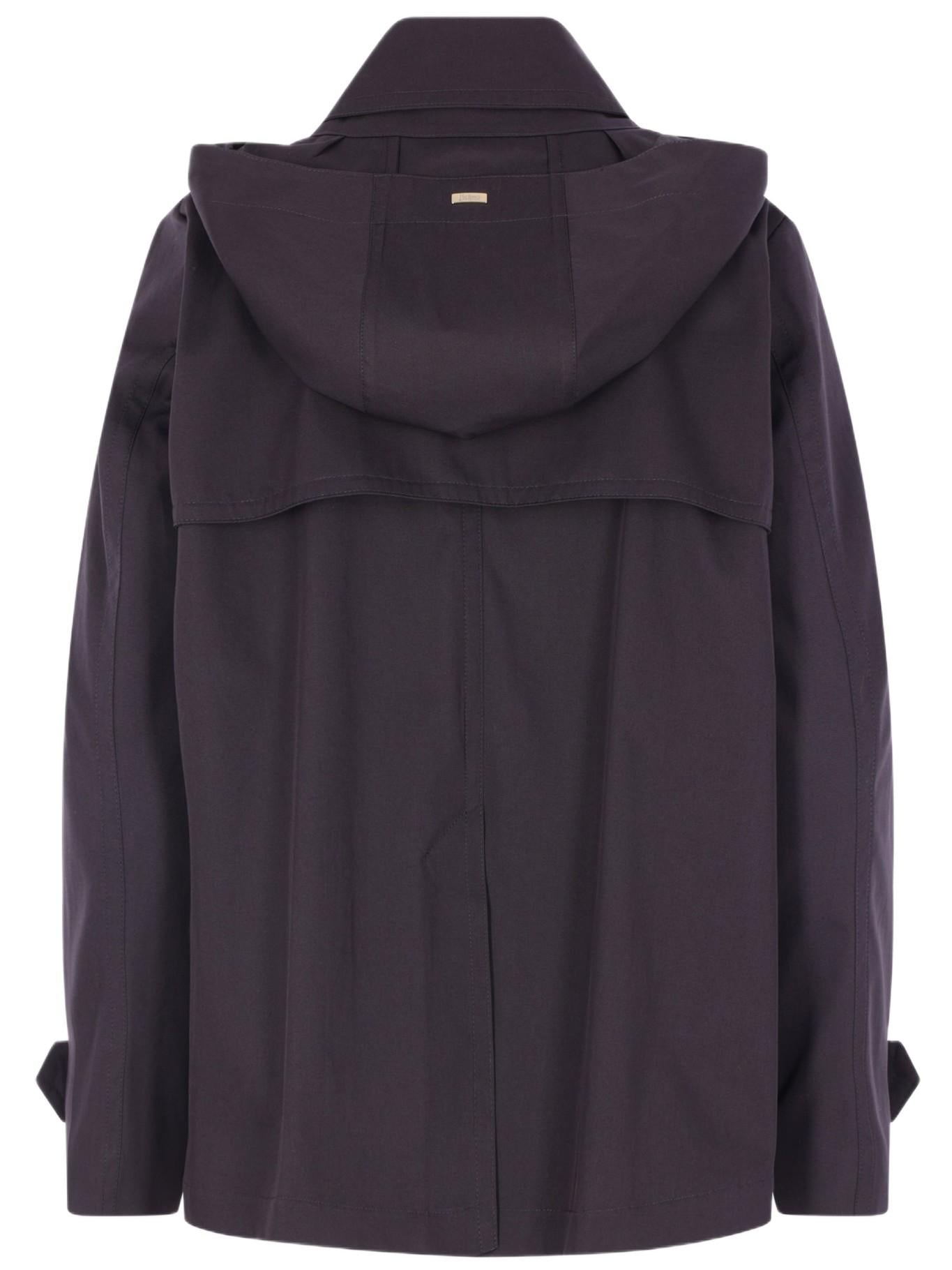 HERNO TRENCH CORTO IN COTONE IM000177D13238 9200 