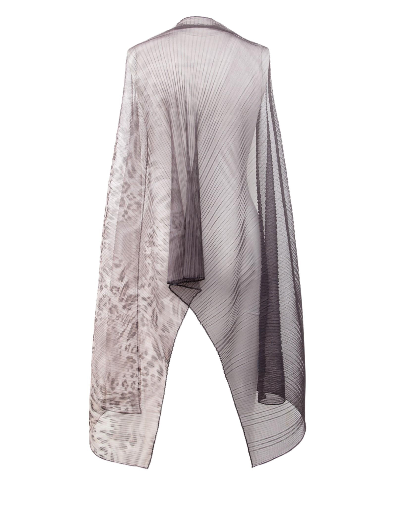 BLUGIRL STOLA IN TULLE PLISSET ANIMALIER NA6012J3895 P9371 