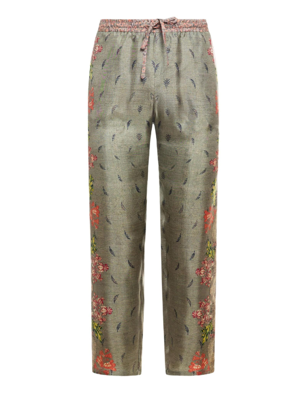 PIERRE LOUIS MASCIA ALOE PANTALONE IN SETA ALOE/S-PT10959 517912 