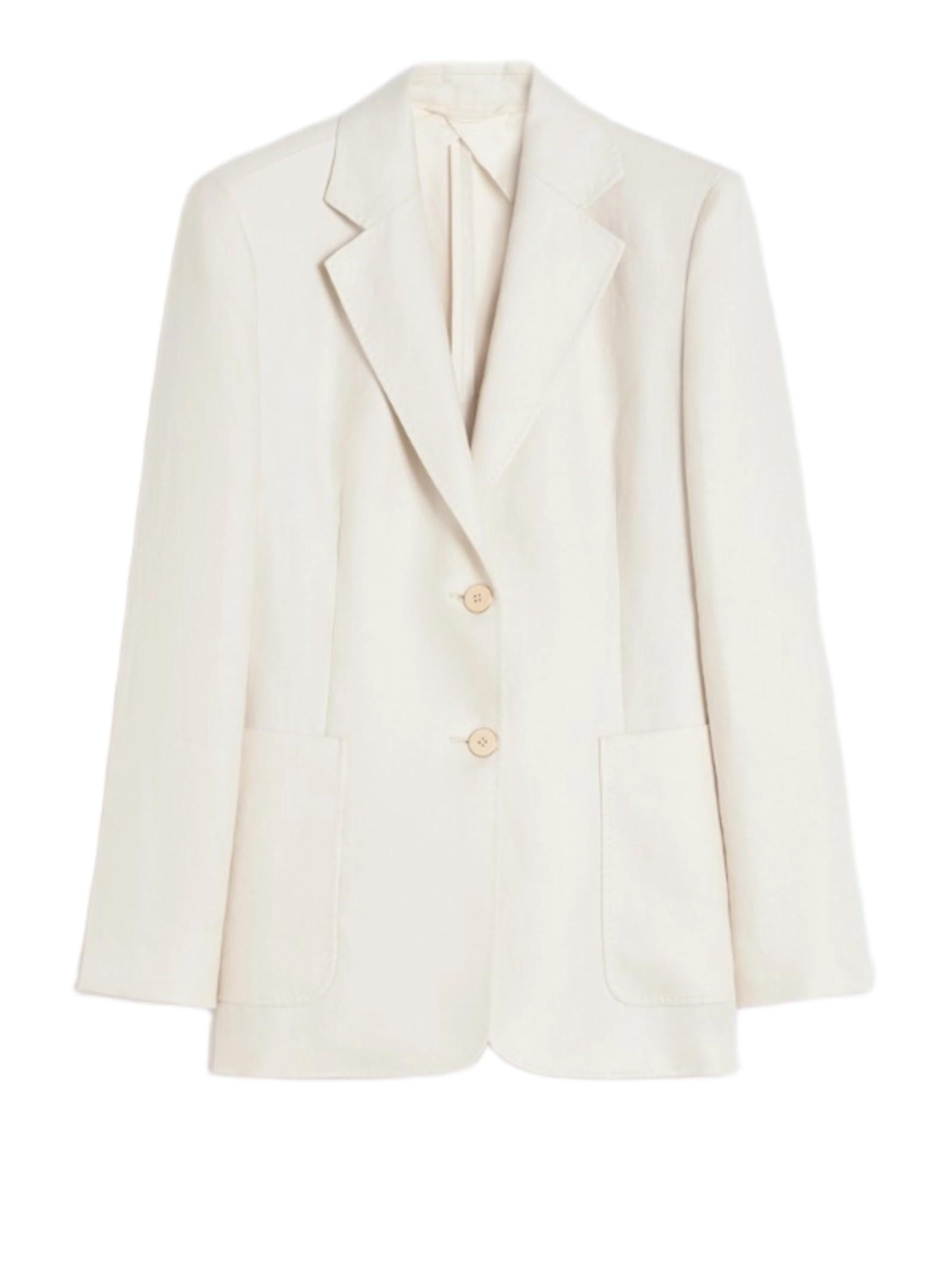 MAX MARA MXMVOLONTA' BLAZER IN LINO 2611041052693 006 