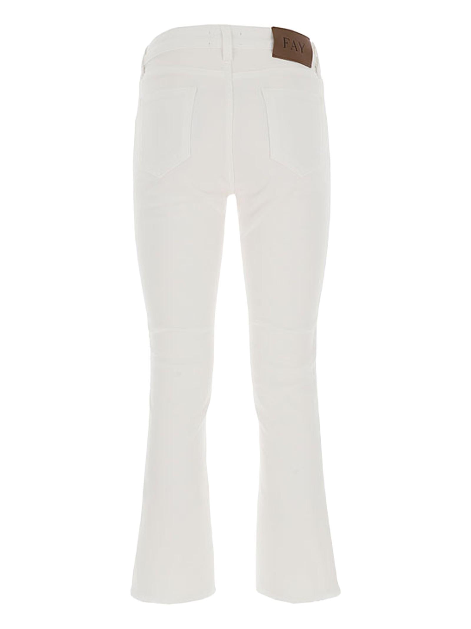 FAY PANTALONE CROP 5 TASCHE NTW8648520TQVR B001 