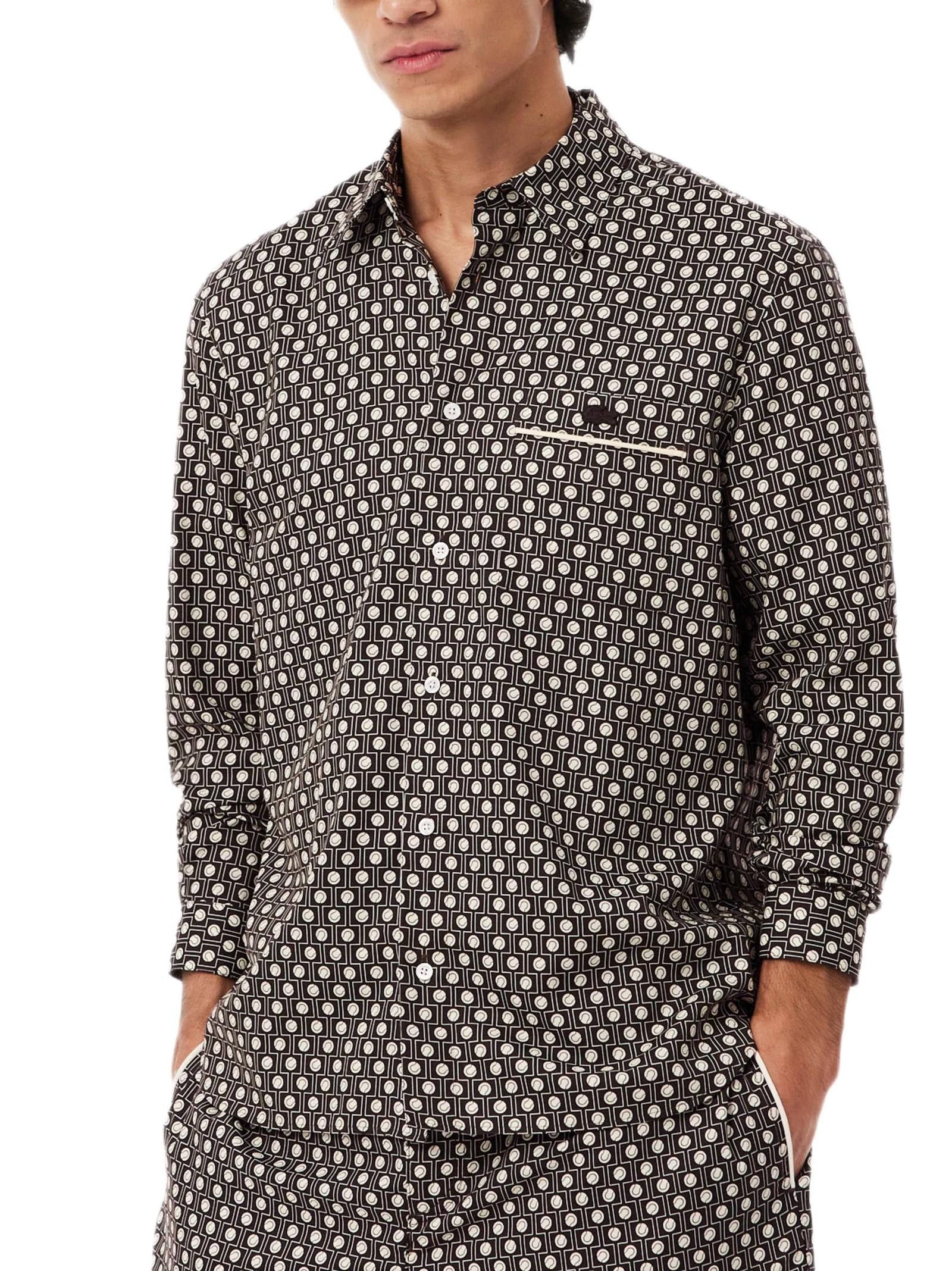 LACOSTE CAMICIA FANTASIA CH0710 7FY 