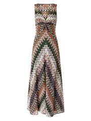 MISSONI ABITO LUNGO CON ARRICCIATURA DS26SG1SBR014Z S72OW 